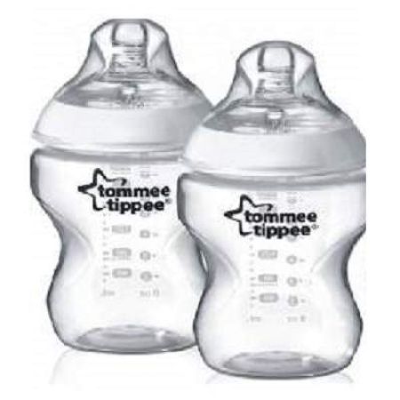 Set 2 biberoane Closer to Nature, 260 ml, Tommee Tippee