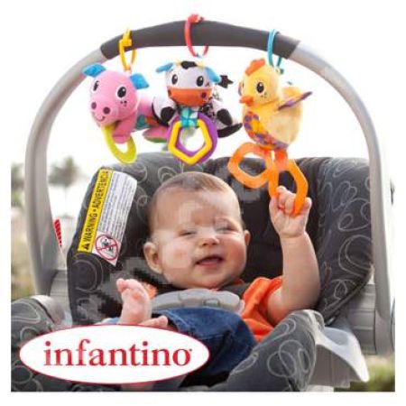 Set Bebe Barn cu 3 jucarii, +0 luni, 206-346, Infantino