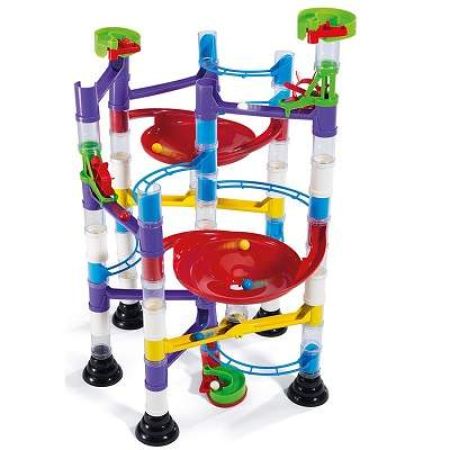 Set de constructie Migoga Marble Run Spinning, Q6565, Quercetti