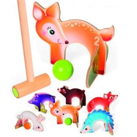 Set de cricket, animale din padure, HOE02792, Janod