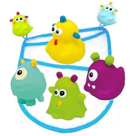 Set Happy Monsters si saculet de baie, Escabbo