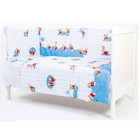 Set lenjerie pentru patut, Winnie, 60x120 cm, Bebedeco