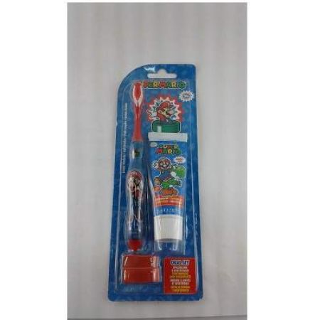 Set periuta si pasta de dinti Super Mario, 25 ml, 7719, SoDiCo