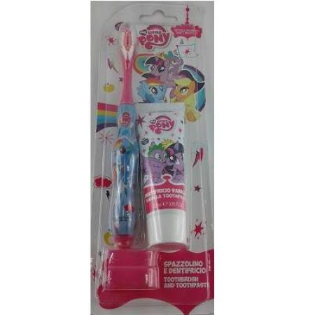 Set periuta si pasta de dinti Little Pony, 25 ml, 5528, SoDiCo