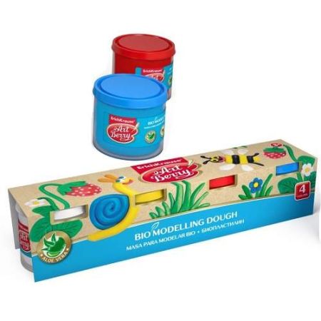 Set plastilina cu Aoe Vera, 4x100g, EK41774, ErichKrause