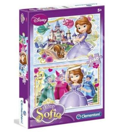 Set puzzle Sofia Intai, 2 puzzle x 60 piese, CL07116, Clementoni