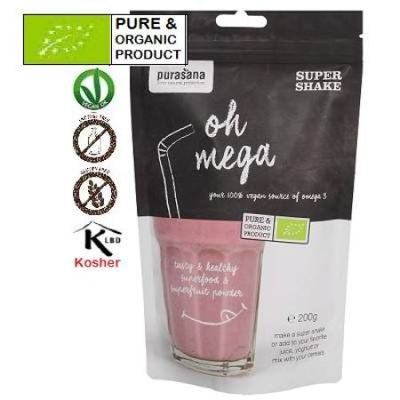 Shake Organic OhMega, 200g, Purasana