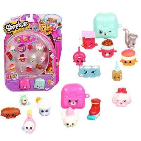 Set, 12 minifigurine in gentuta, Seria 5, Shopkins, 56145, Moose