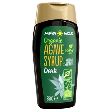 Sirop de agave Dark Bio, 350 g, Maya Gold