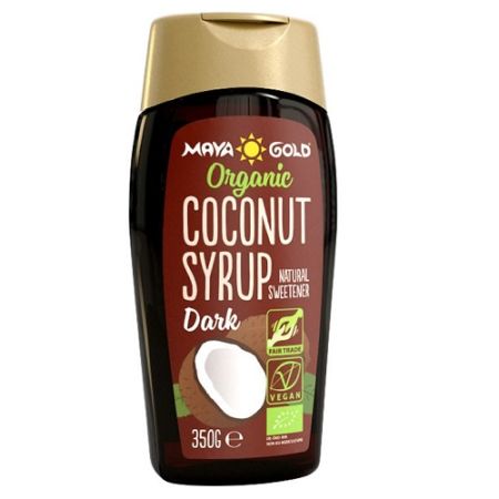 Sirop de cocos Dark Bio, 350 g, Maya Gold