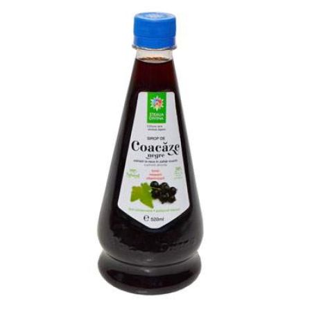 Sirop de coacaze negre, 520 ml, Steaua Divina