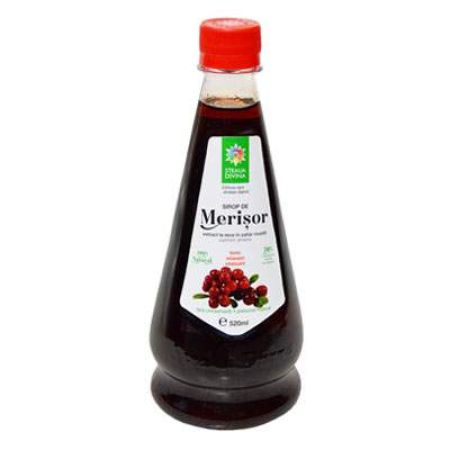 Sirop de merisor, 520 ml, Steaua Divina