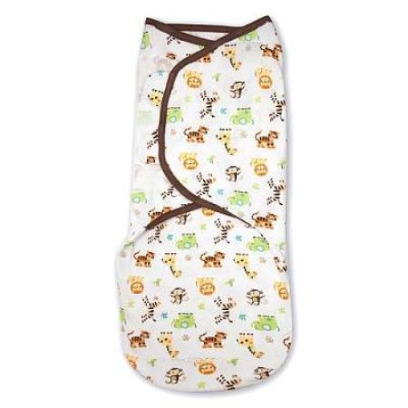 Sistem de infasare, SwaddleMe Jungle, 3-6.4Kg, 55856, Summer Infant