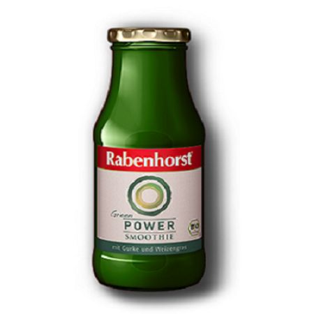 Smoothie Bio Power cu iarba de grau, 240ml, Rabenhorst