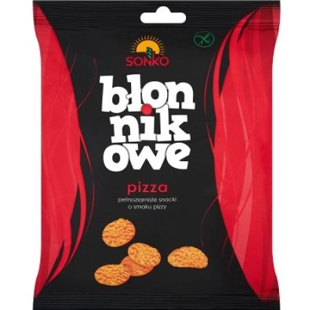 Snack din porumb cu aroma de pizza, fara gluten, 50 g, Sonko