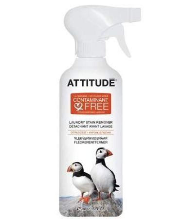 Solutie concentrata de indepartat petele cu coaja de portocala pentru rufele copilului ,475 ml,Attitude