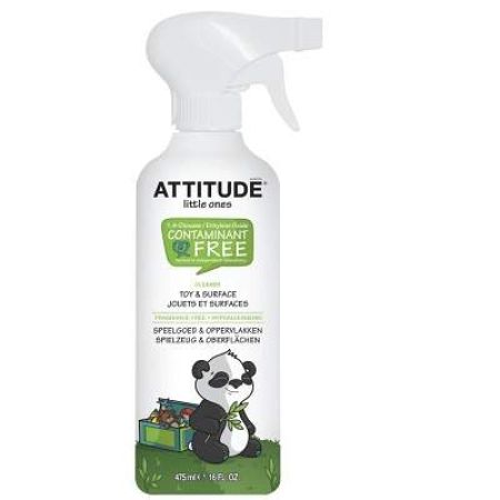 Solutie pentru curatat jucarii si suprafete, fara miros, 475 ml, Attitude