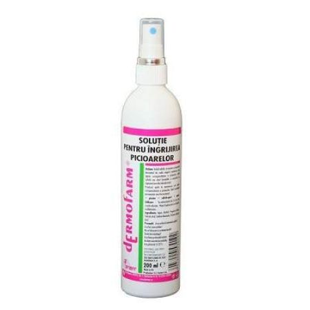  Solutie pentru ingrijirea picioarelor, 200ml, Dermofarm, Farmec