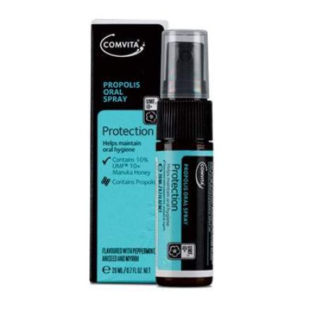 Spray de gat cu propolis si Manuka, UMF10+, 20 ml, Comvita