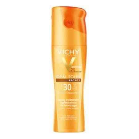 Spray hidratant intensificator al bronzului SPF 30 Ideal Soleil, 200 ml, Vichy