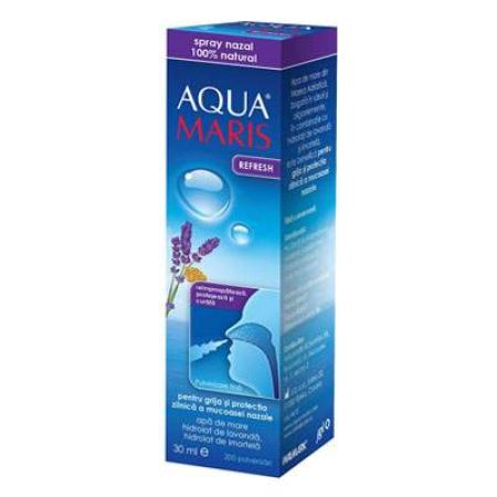 Spray nazal 100% natural Aqua Maris Refresh, 30 ml, Walmark