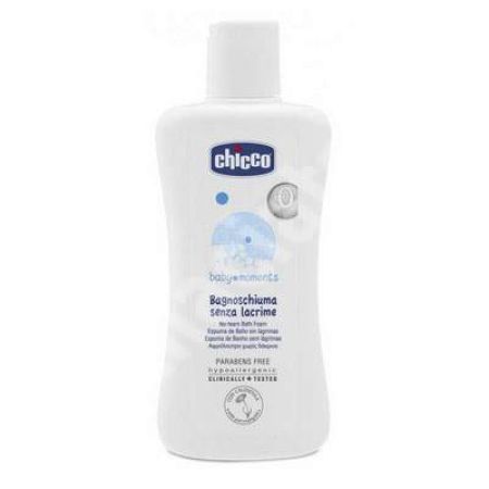 Spuma de baie fara lacrimi Baby Moments, 200 ml, 02836, Chicco