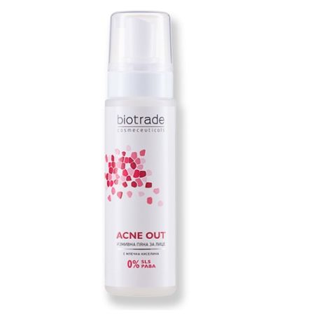 Spuma de curatare Acne Out, 200 ml, Biotrade