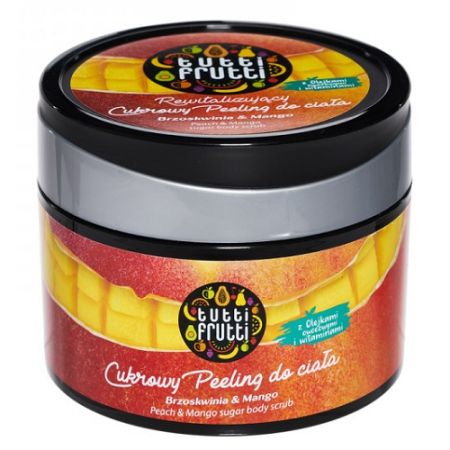 Scrub sugar piersici si mango tutti frutti, 300 ml, Farmona