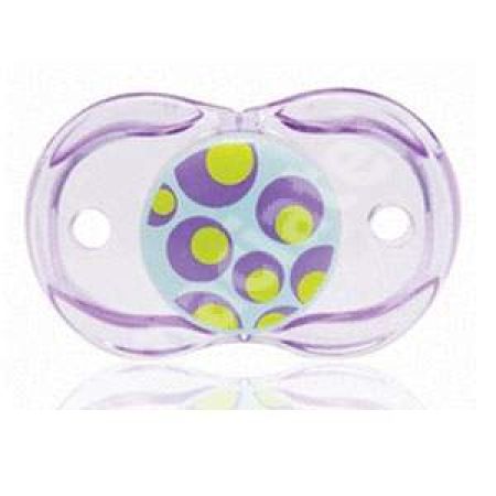 Suzeta Purple Dots Keep-It-Kleen, 0-3 ani, Raz Baby