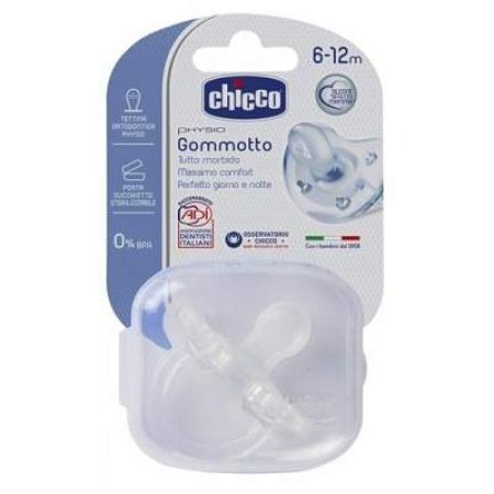 Suzeta Silicon Monobloc Physio Soft, +6luni, 01809017, Chicco