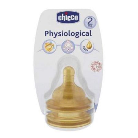 Tentina cauciuc flux reglabil Physiogic, +2 luni, 2 bucati, 81623, Chicco