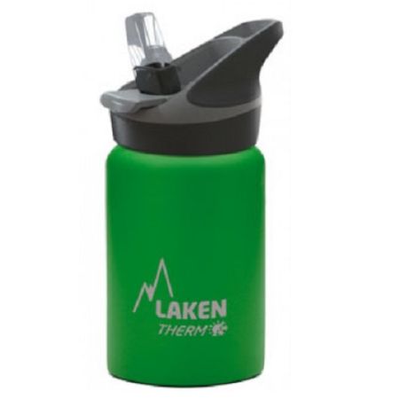 Termos inox cu capac automat Jannu, Verde, 350 ml, Laken