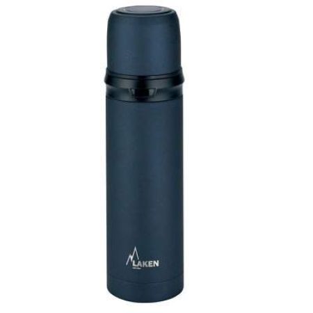 Termos inox Negru Tapon-Vaso, 1000 ml, Laken