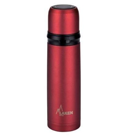 Termos inox Tapon-Vaso, Rosu, 1000 ml, Laken