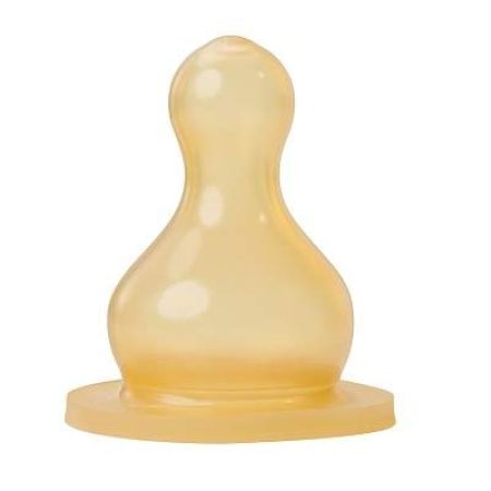 Tetina rotunda din latex pentru lapte, 0-24 luni, 14302, Baby Nova