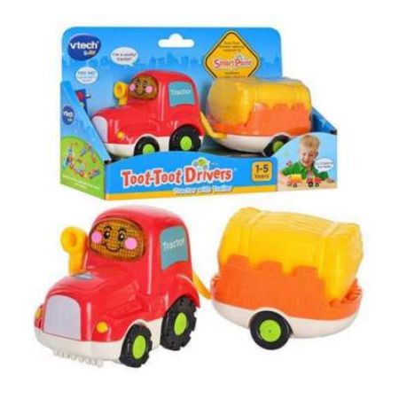 Tractor cu remorca Toot Toot, 1-5 ani, VT152303, Vtech