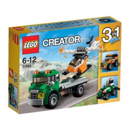 Transportor de elicopter Creator, 6-12 ani, L31043, Lego