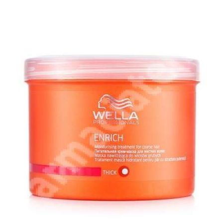 Tratament masca hidratant pentru par cu structura puternica Enrich, 500 ml, Wella Professionals