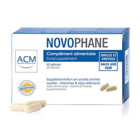 Tratament pentru unghii si par Novophane, 60 capsule, Acm