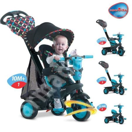 Tricicleta 4 in 1 - Boutique, Blue, SmarTrike