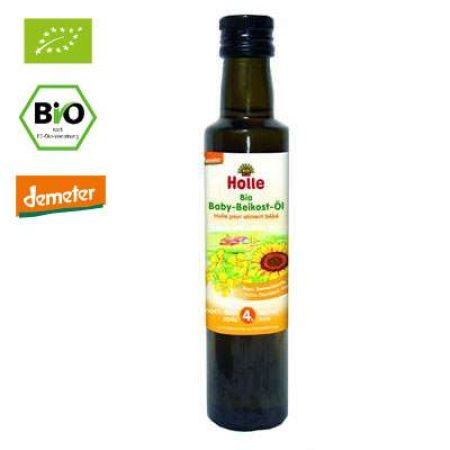 Ulei Bio pentru copii, Gr. 4 luni, 250 ml, Holle Baby Food