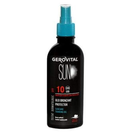 Ulei bronzant SPF10, 150ml, Gerovital Sun