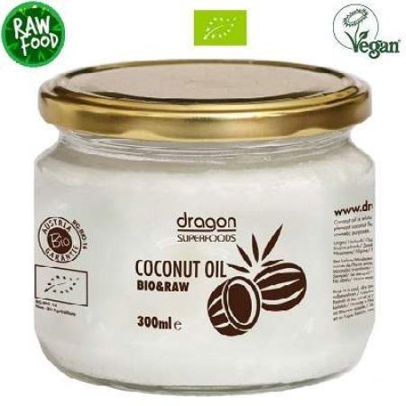 Ulei de cocos Raw & Bio, 300 ml, Dragon