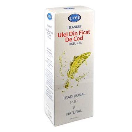 Ulei de ficat de cod, 240 ml, Lysi