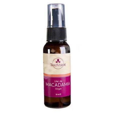 Ulei de macadamia virgin, 50 ml, Trio Verde