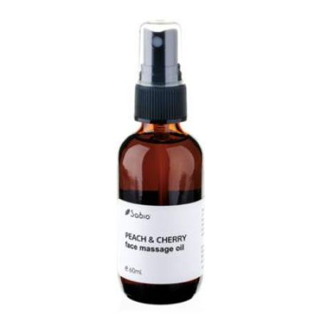 Ulei de masaj facial Peach&Cherry, 60 ml, Sabio