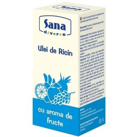 Ulei de ricin MultiFruct, 60ml, Sana