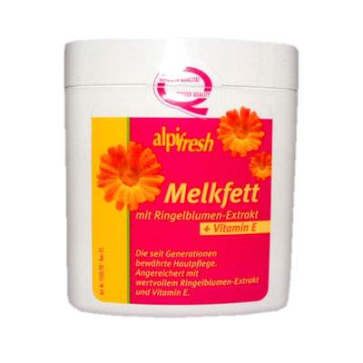 Melkfett crema grasa emolienta cu galbenele si Vitamina E Alpifresh, 250 ml, Lenhart Kosmetik