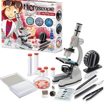 Microscop Kit 30 Experimente, +8ani, Buki