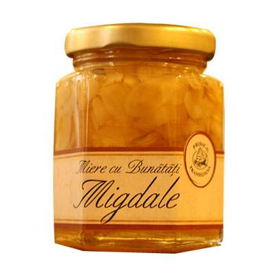 Miere cu migdale, 200 g, Prisaca Transilvania